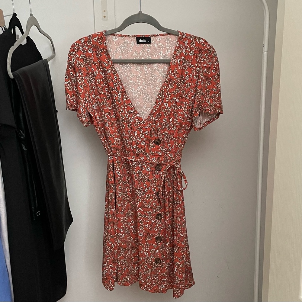 Mini Floral Casual Dress
